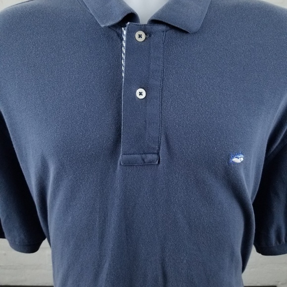 SOUTHER TIDE Blue Cotton Skipjack Polo Sz XL - Picture 2 of 8
